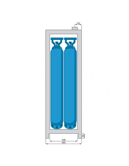 armoire-produits-chimique_Armoires De Sécurité 30 Minutes En 14470-2 Pour Bouteilles De Gaz - 1 Porte -7634bg_thumbnail_3