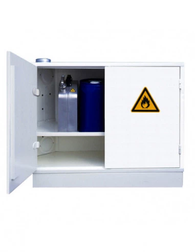 armoire-produits-chimique-Armoire De Sécurité Pour Produits Inflammables, Toxiques Ou Nocifs - Basse 2 Portes - G804g-1