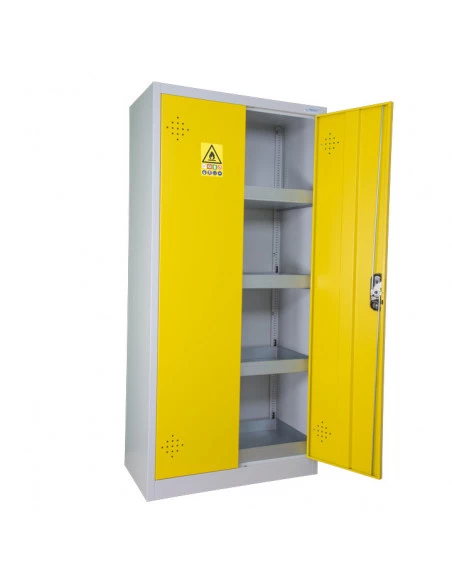 armoire-produits-chimique_Armoire De Sécurité Haute 2 Portes Jaunes - AZ300_thumbnail_4