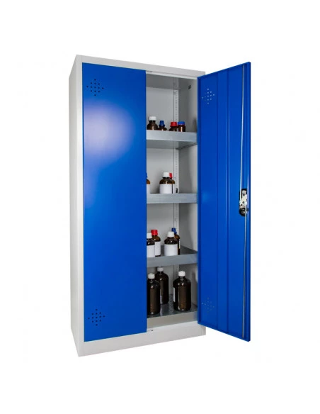 armoire-produits-chimique_Armoire De Sécurité Haute 2 Portes Bleues - AZ300B_thumbnail_5